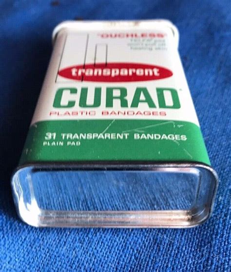 metal curda bandaid box|plastic band aid containers.